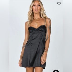 Princess Polly Dale Mini Dress Black